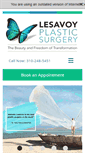 Mobile Screenshot of lesavoyplasticsurgery.com